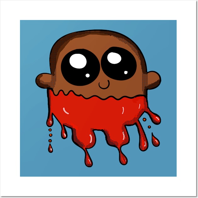 Chibi Meatball Wall Art by Eric03091978